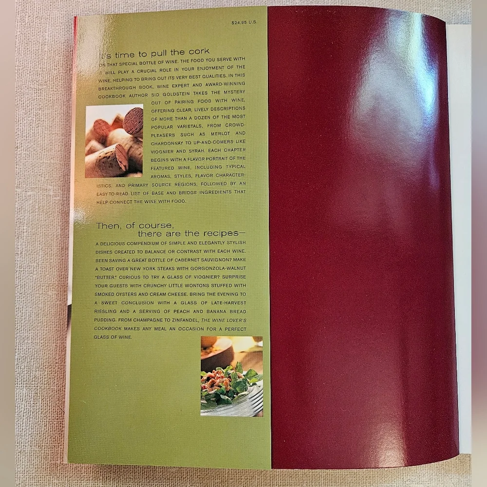 The Wine Lover's Cookbook Sid Goldstein
